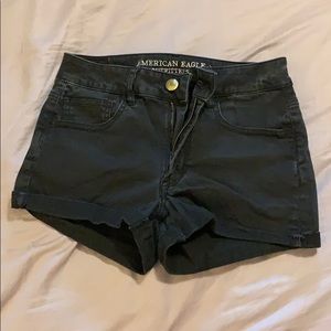 Black Hi-Rise Shorts